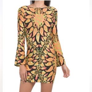 NWT!! Zara colorful printed dress